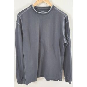 Kuhl Sweatshirt Mens Small long sleeve M Gray Crew Neck Outdoor Hiking Trail